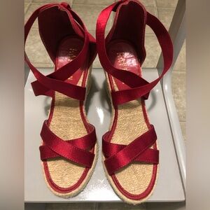 Lauren Ralph Lauren Crimson Espadrille Sandals
